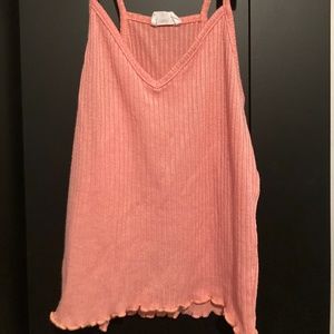Pink tank top